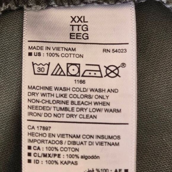 Old Navy Womens Green Camouflage Zip Front Adjustable Waist Utility Jacket XXL - Picture 11 of 12